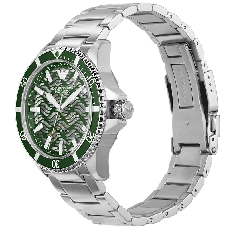 Emporio Armani Automatic Green Dial Men’s Watch | AR60061